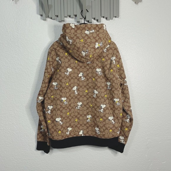 Coach X Peanuts XS CE545 Signature Snoopy Hoodie NWT Org $378 - Picture 7 of 12